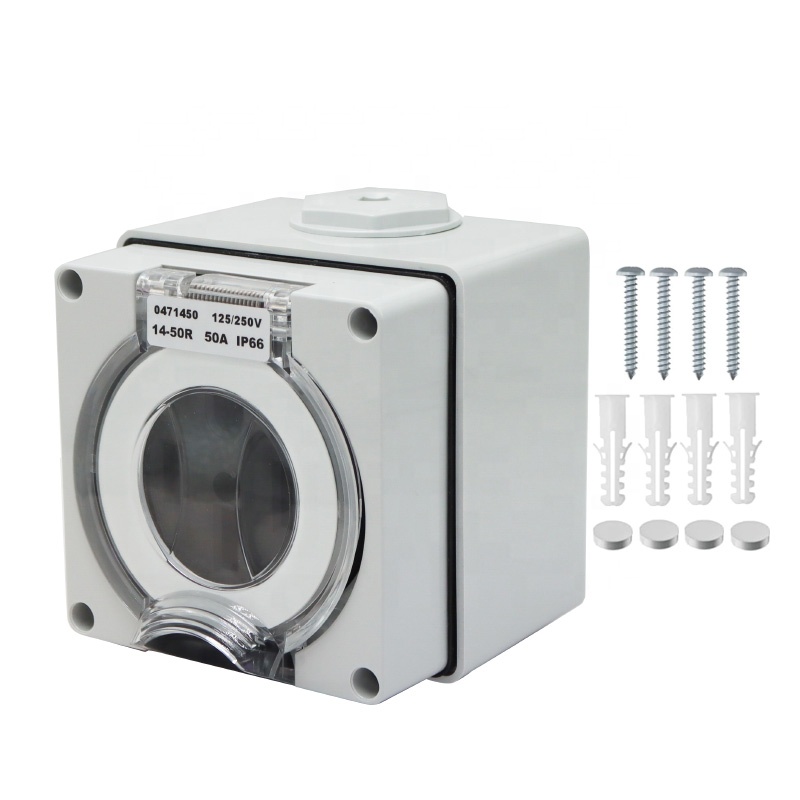 Power Switch Outdoor - 50 Amp Generator RV Power Inlet
