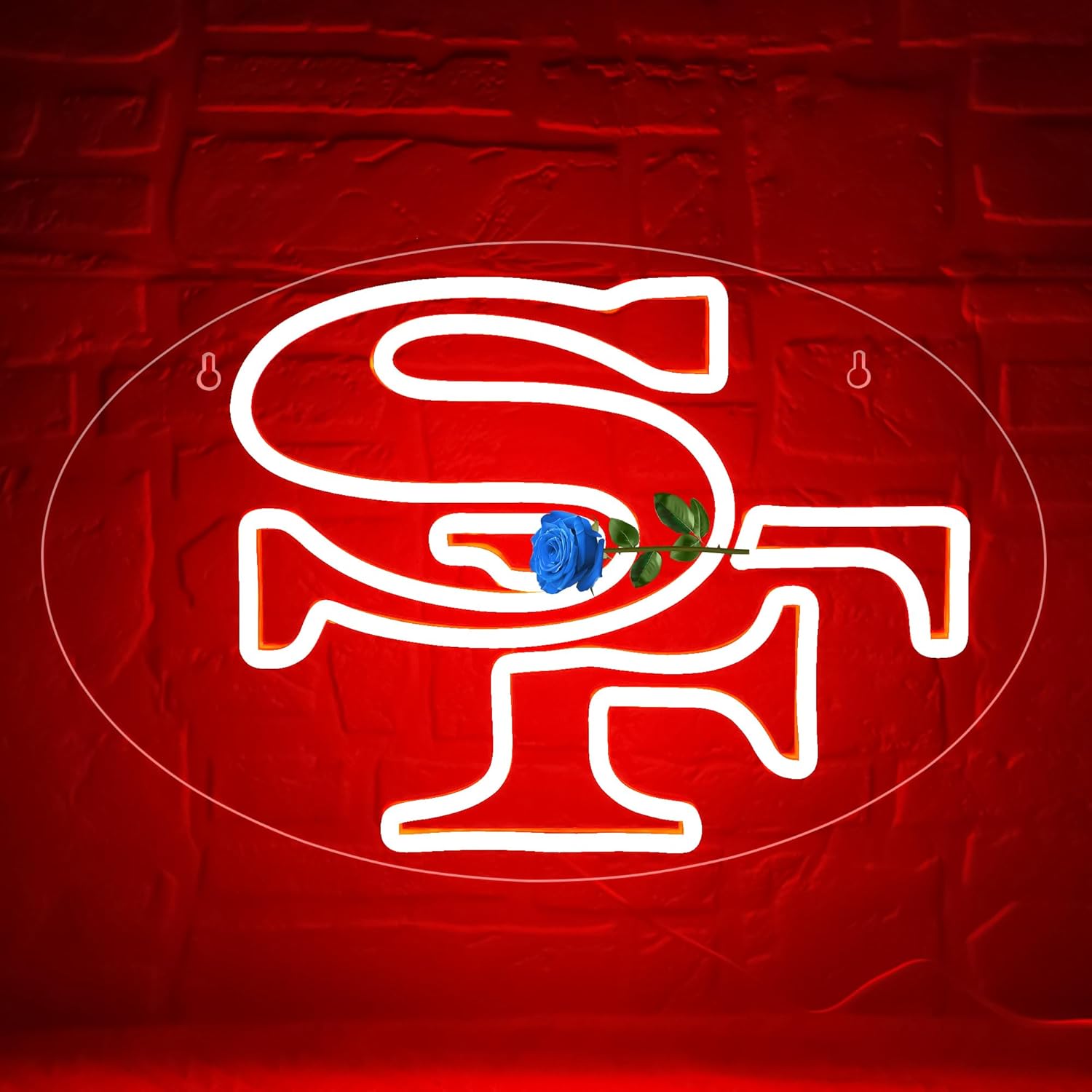 Outdoor Power Garage - Football Neon Sign Art Wall Light