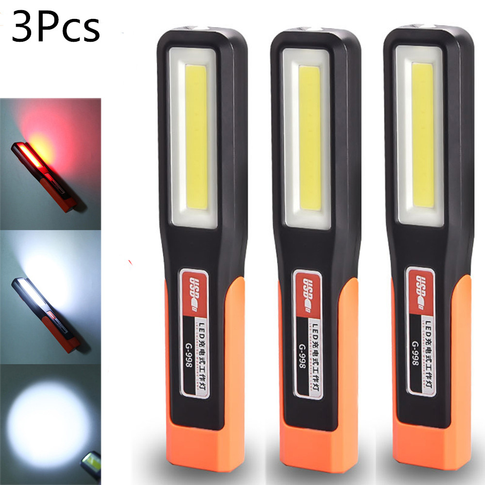 Outdoor Power Garage - 3pcs Powerful COB LED Work Light