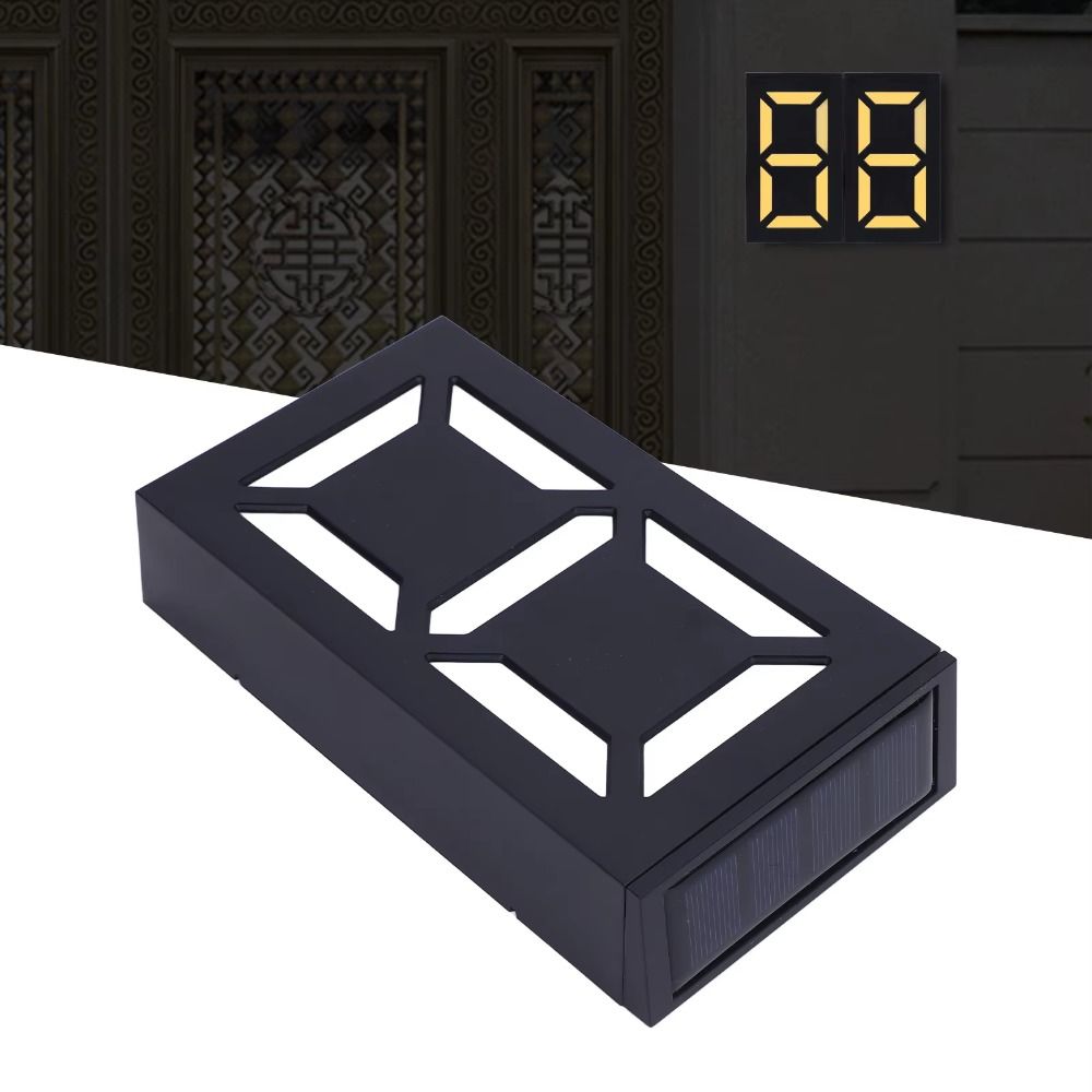 Outdoor Power Number - Auto Light Control Solar LED House