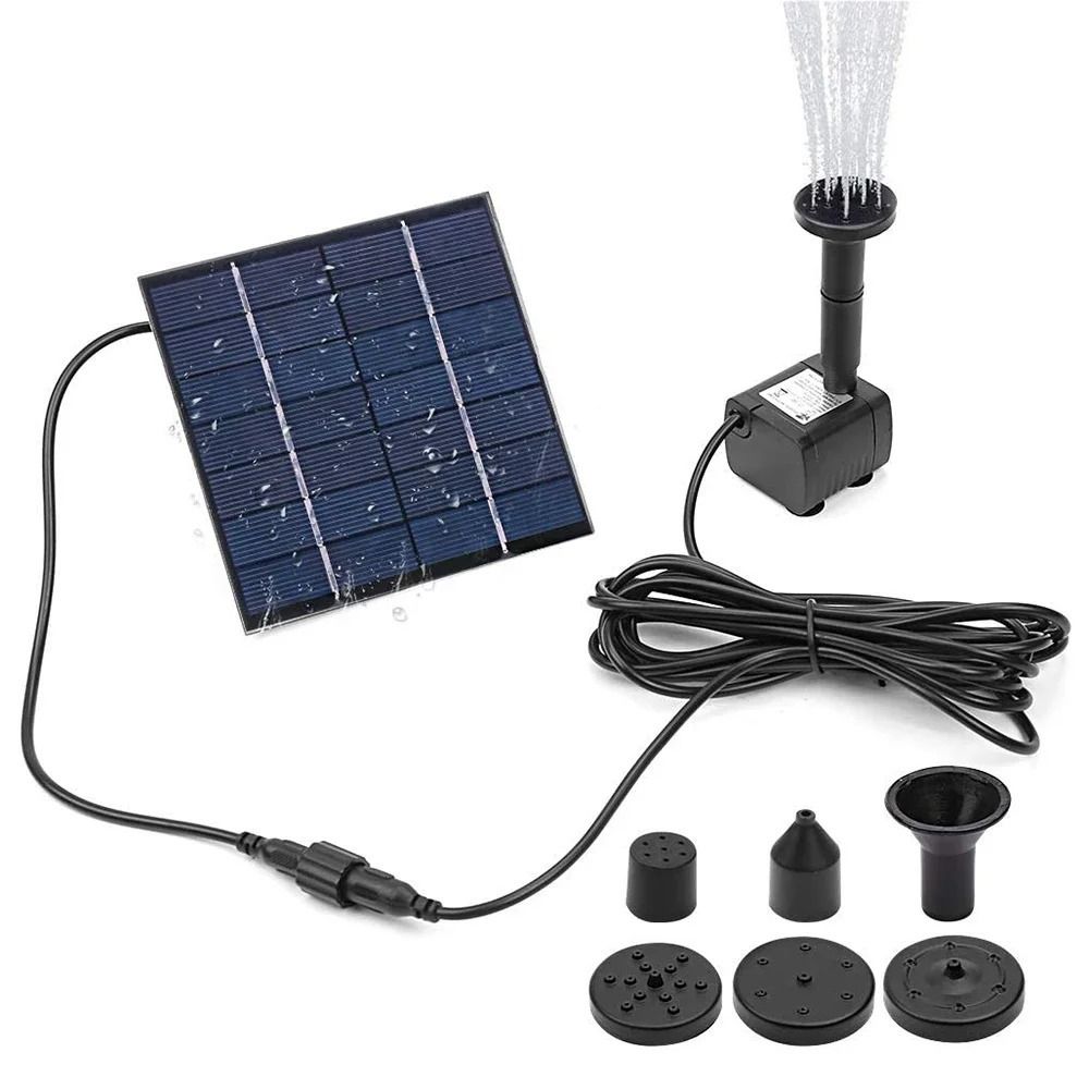 Outdoor Power Kit - 1.4W Mini Solar Fountain Pump Power
