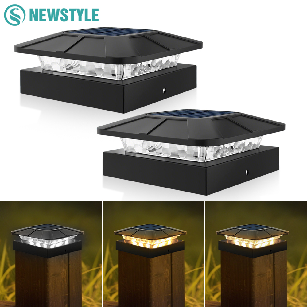 Outdoor Power Post - Outdoor Solar Post Cap Lights 3