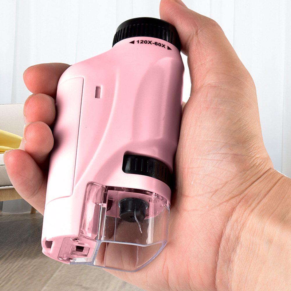 Outdoor Power Kit - Handheld Pocket Microscope 60-120X Educational Science