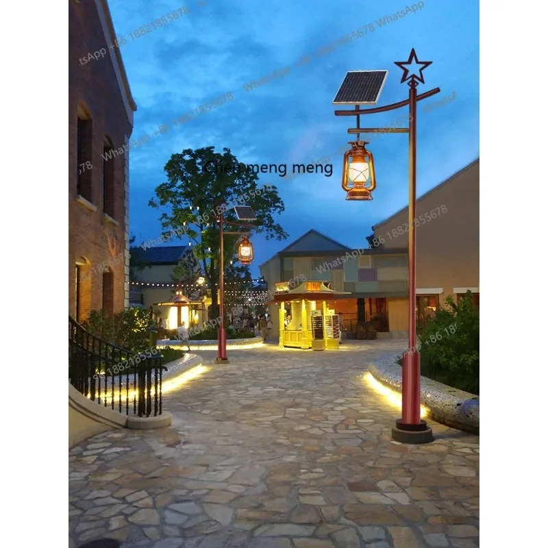 Outdoor Power Post - 03 s51 Outdoor solar powered lamp