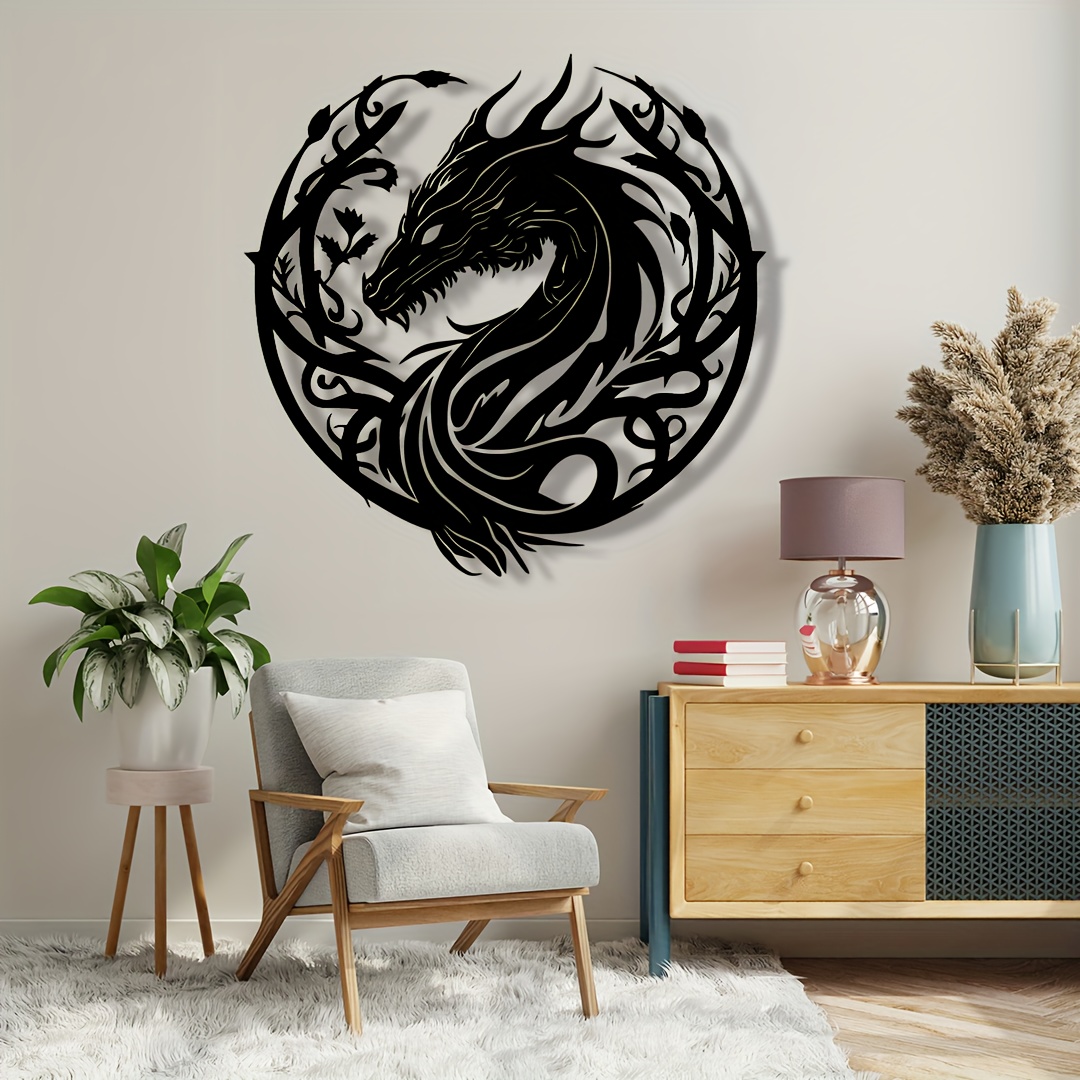 Ancient Zodiac Dragon Wall Art - огляд і ціна Outdoor Power Garage