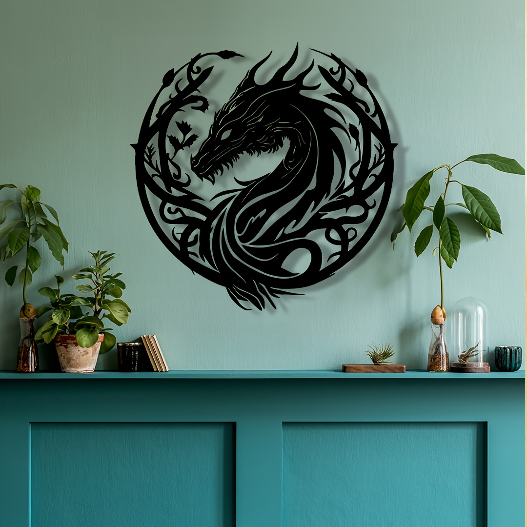 Ancient Zodiac Dragon Wall Art - огляд і ціна Outdoor Power Garage