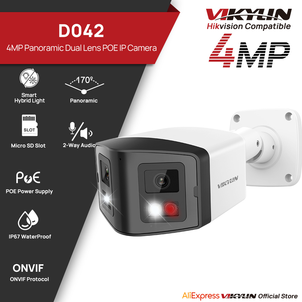 VIKYLIN 170° Panoramic Securit - огляд і ціна Outdoor Power Post