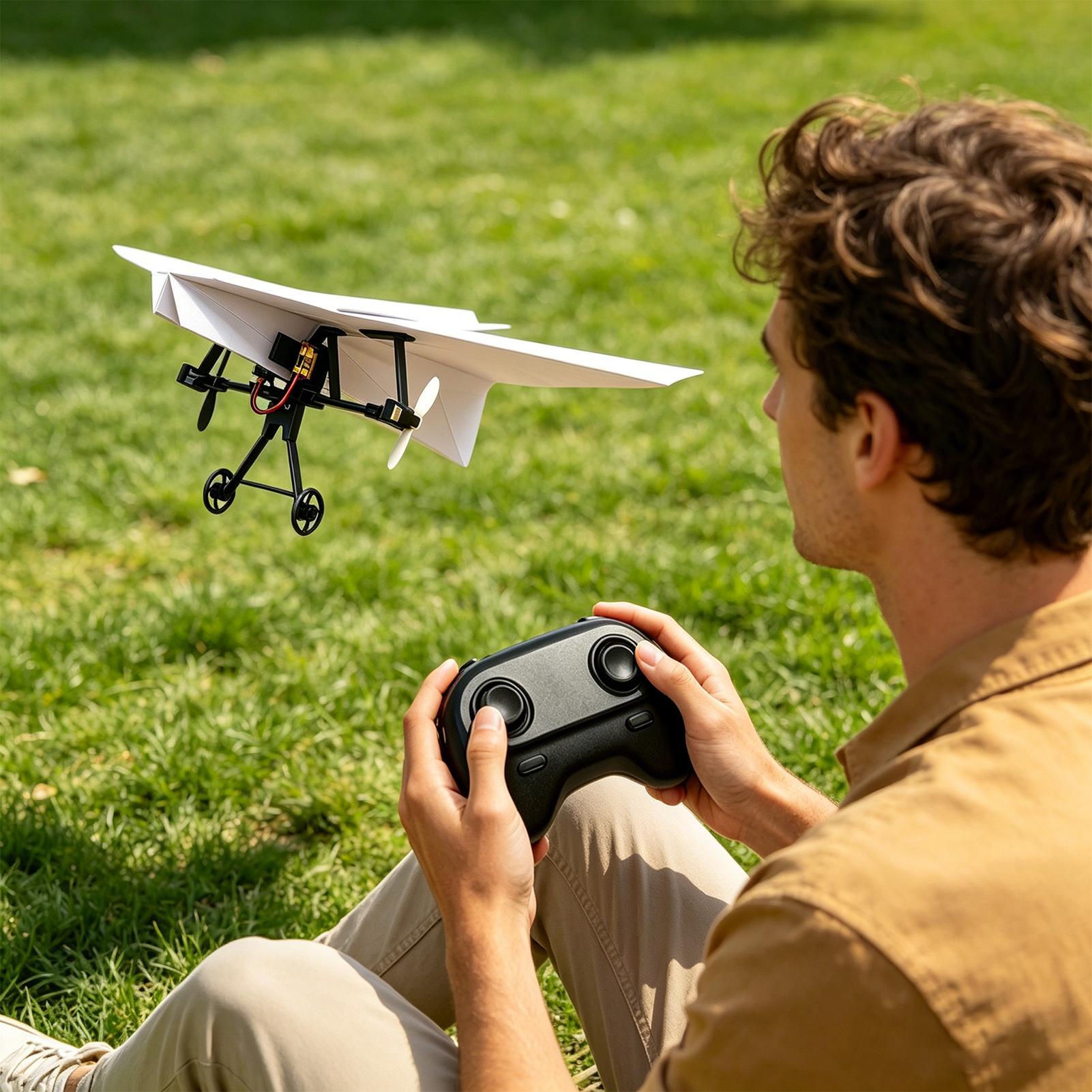 RC Paper Airplane Kit Remote C - огляд і ціна Outdoor Power Wire