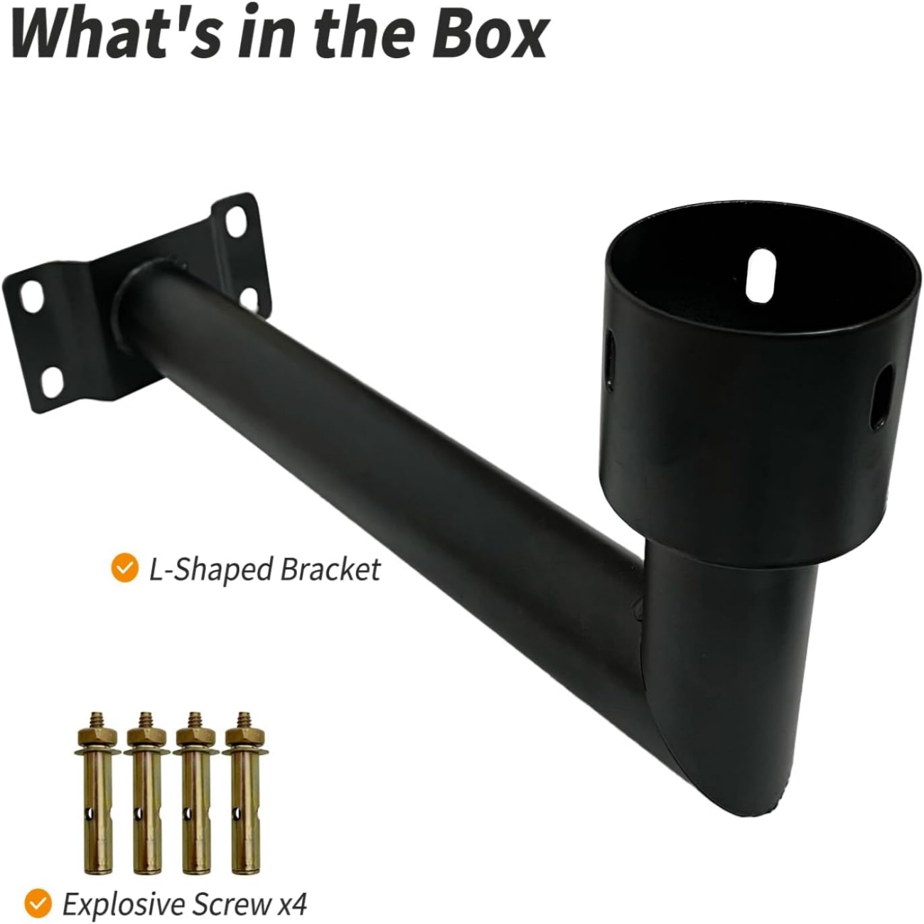 90 Degree Wall Mount Bracket L - огляд і ціна Outdoor Power Post