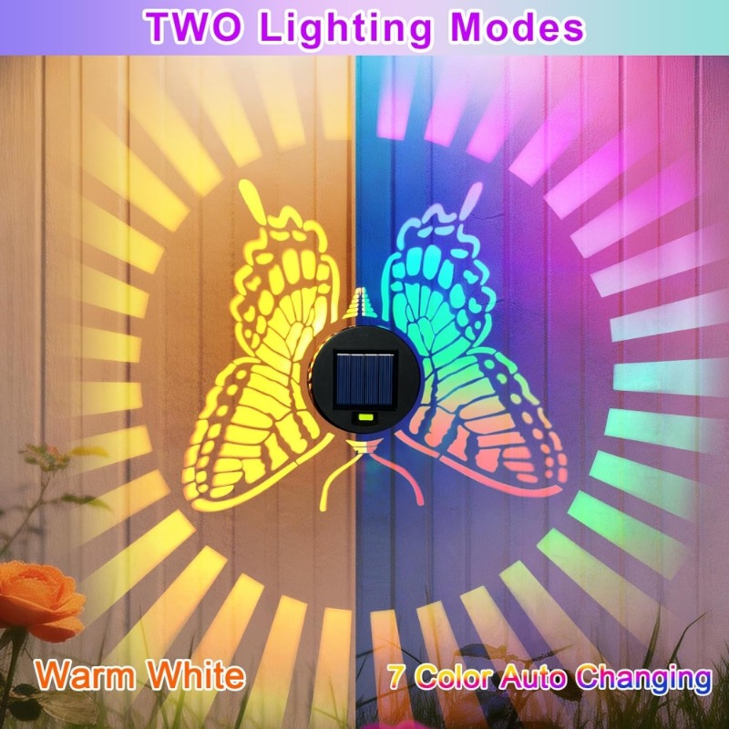 Decorative Solar Butterfly Lig - огляд і ціна Outdoor Power Post