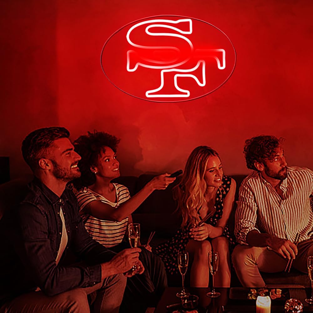 Football Neon Sign Art Wall Li - огляд і ціна Outdoor Power Garage