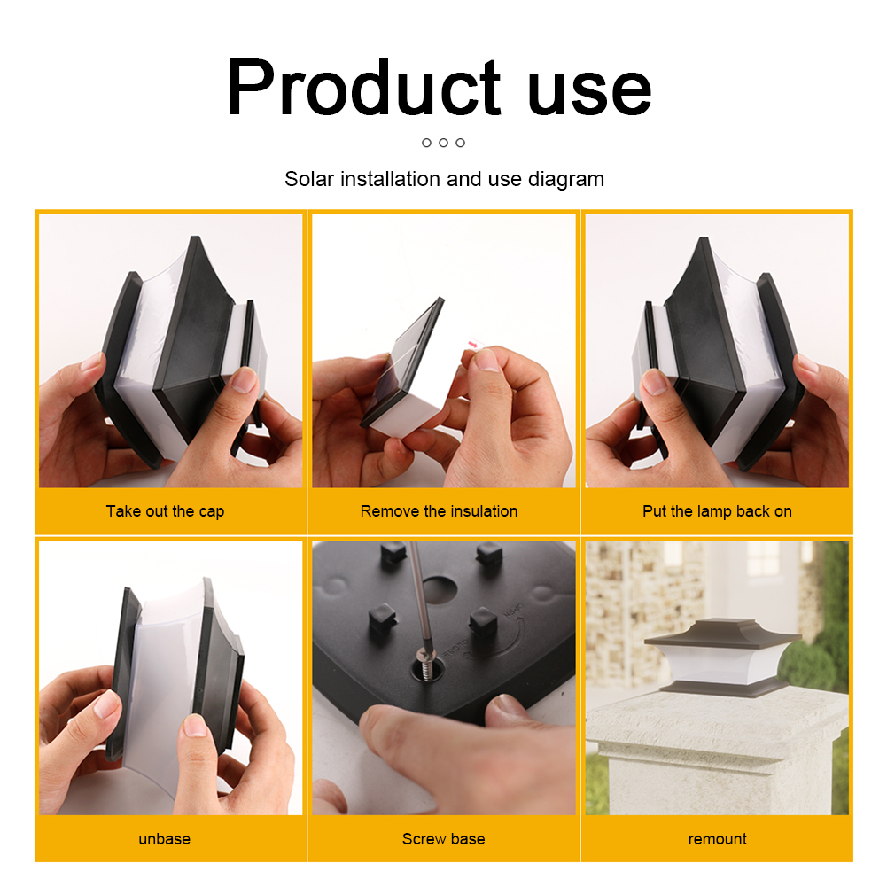 Solar Post Cap Light LED Fence - огляд і ціна Outdoor Power Post