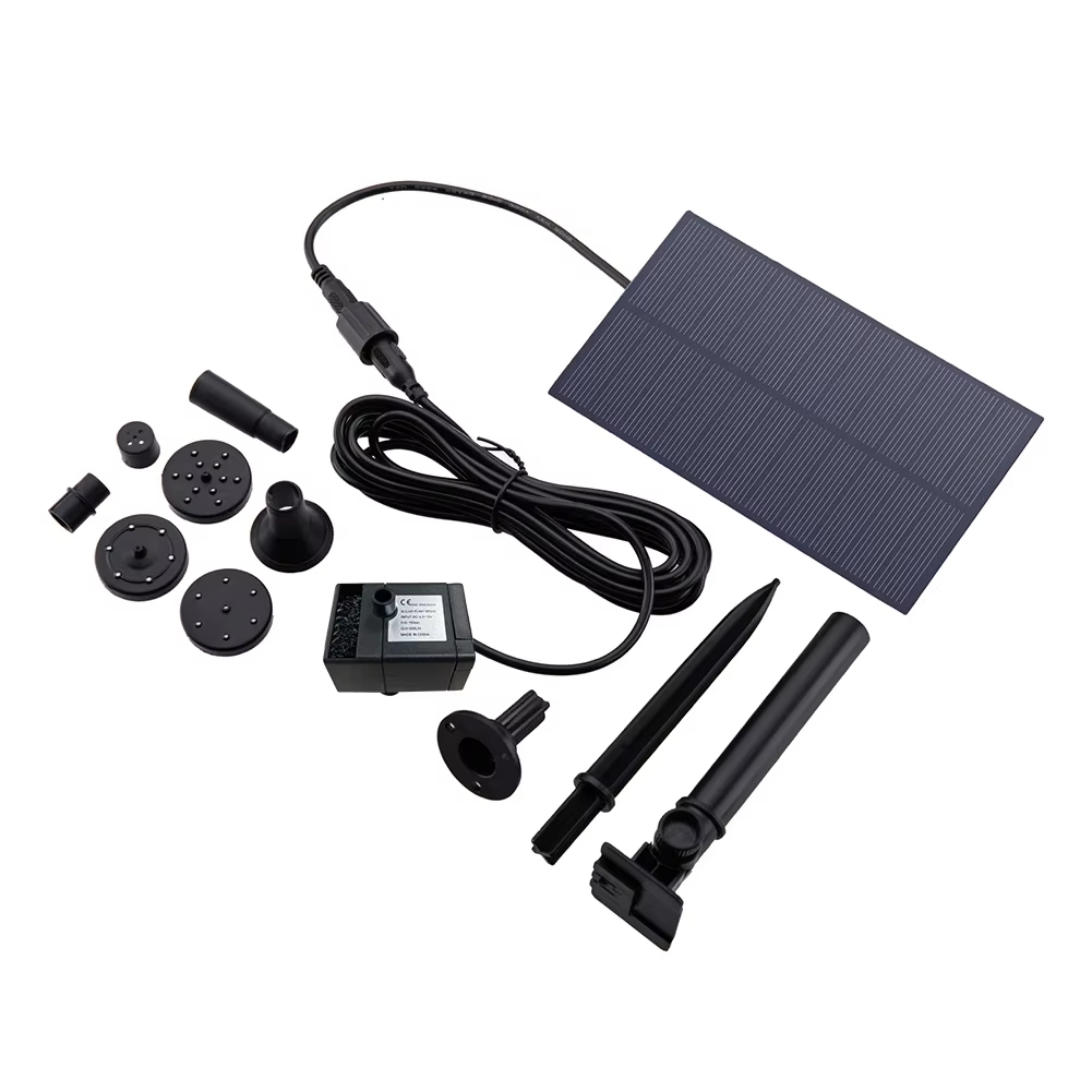Mini 5W 5V Solar Fountain Pump - огляд і ціна Outdoor Power Kit