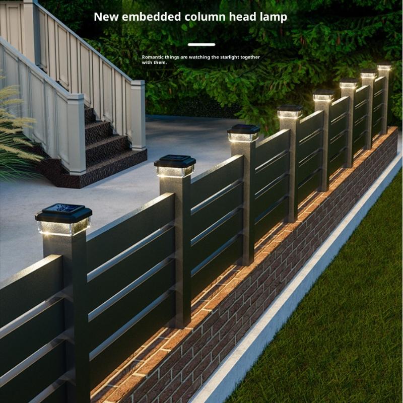 Solar Powered LED Post Cap Lig - огляд і ціна Outdoor Power Post