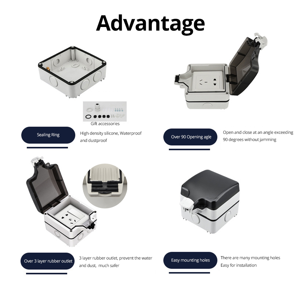 Wallpad IP66 Dustproof Waterpr - огляд і ціна Power Switch Outdoor
