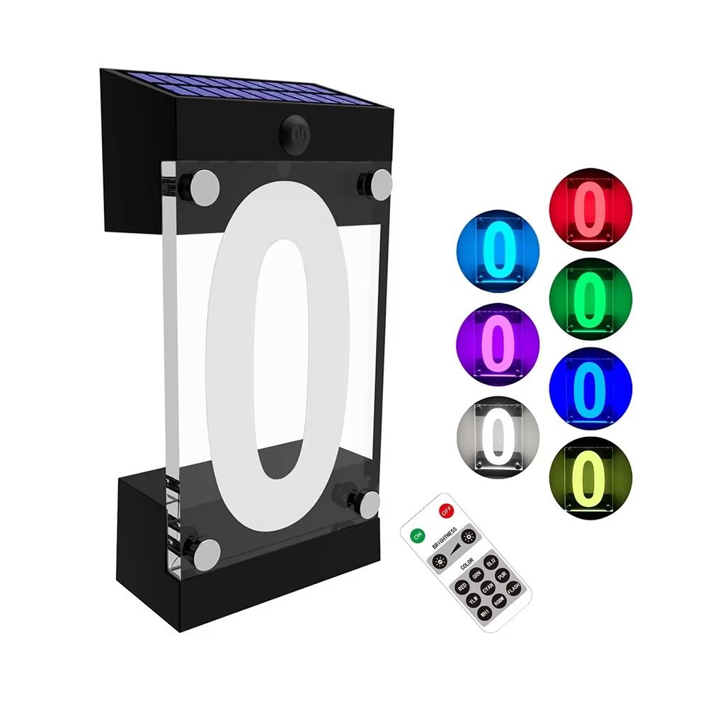 IP55 Waterproof Solar Powered  - огляд і ціна Outdoor Power Number