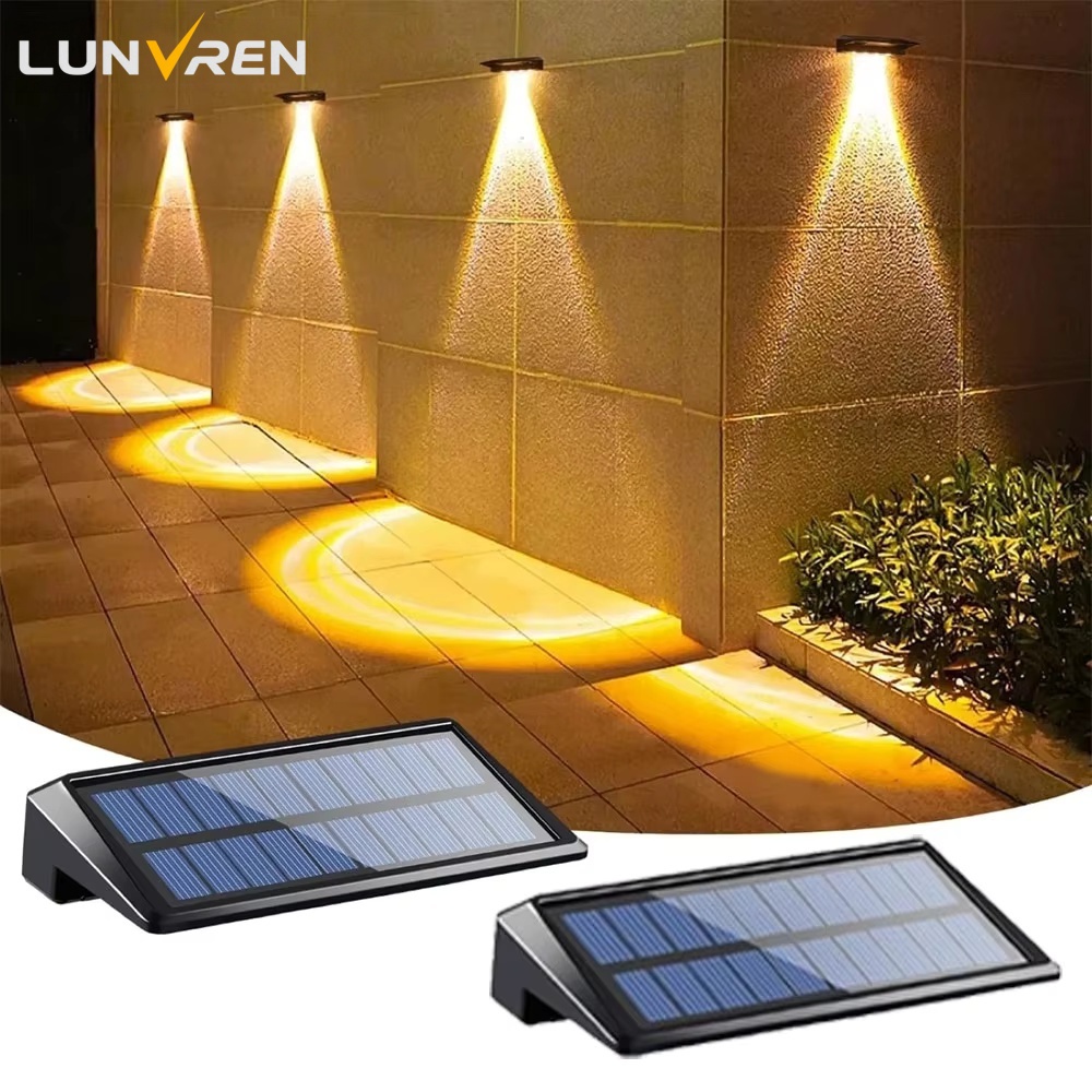 2 Pack Solar Wall Lights 4 LED - огляд і ціна Outdoor Power Post