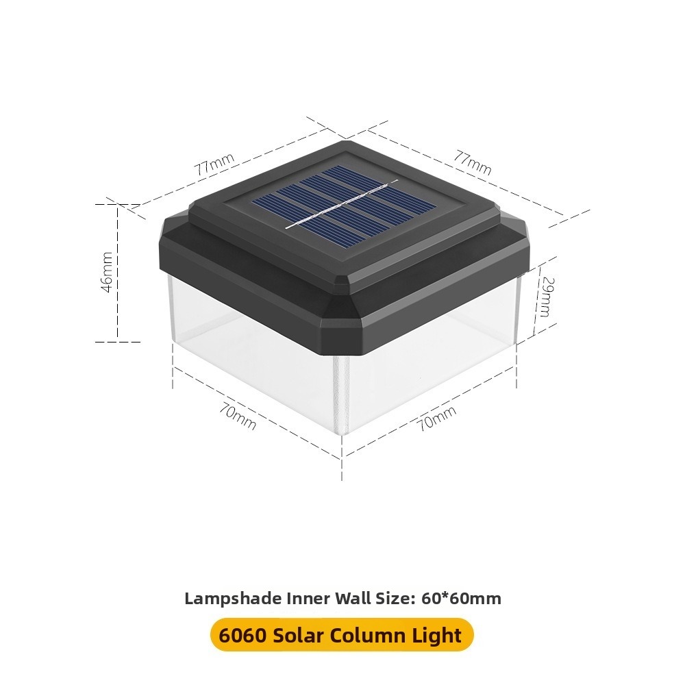 IP65 Waterproof Solar LED Post - огляд і ціна Outdoor Power Post