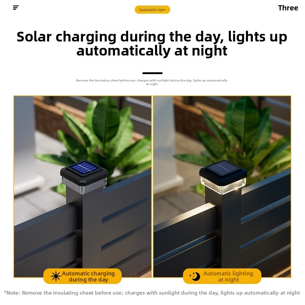 IP65 Waterproof Solar LED Post - огляд і ціна Outdoor Power Post