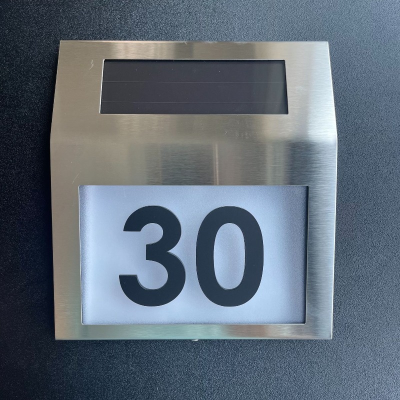 Custom Stainless Steel Light G - огляд і ціна Outdoor Power Number