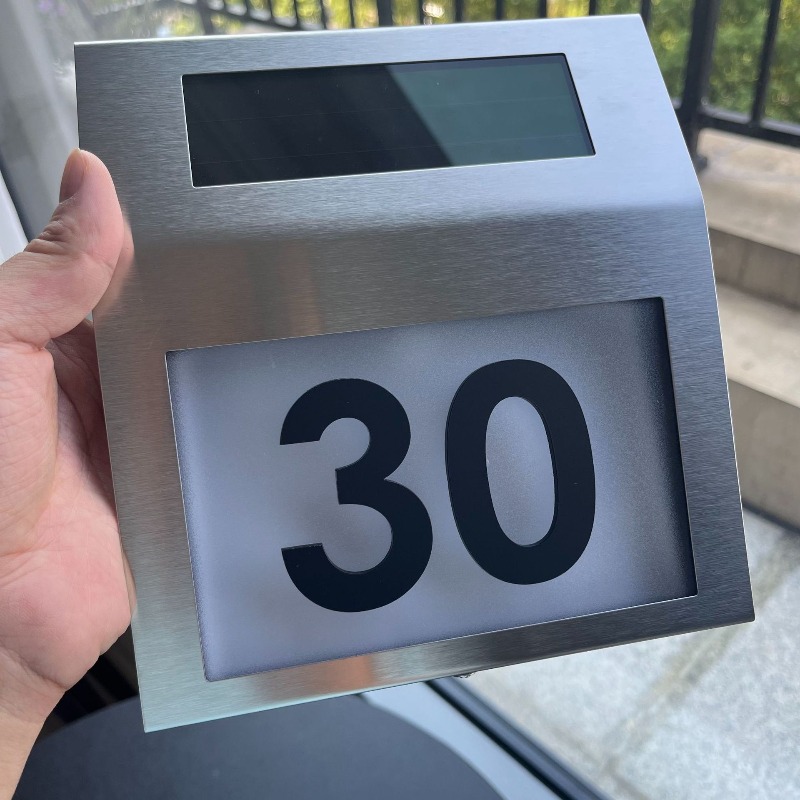 Custom Stainless Steel Light G - огляд і ціна Outdoor Power Number