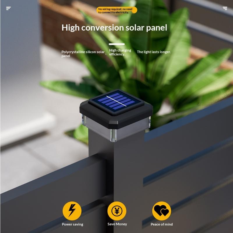 Solar LED Post Cap Light for O - огляд і ціна Outdoor Power Post