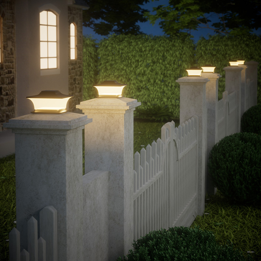 Solar Post Cap Light LED Fence - огляд і ціна Outdoor Power Post