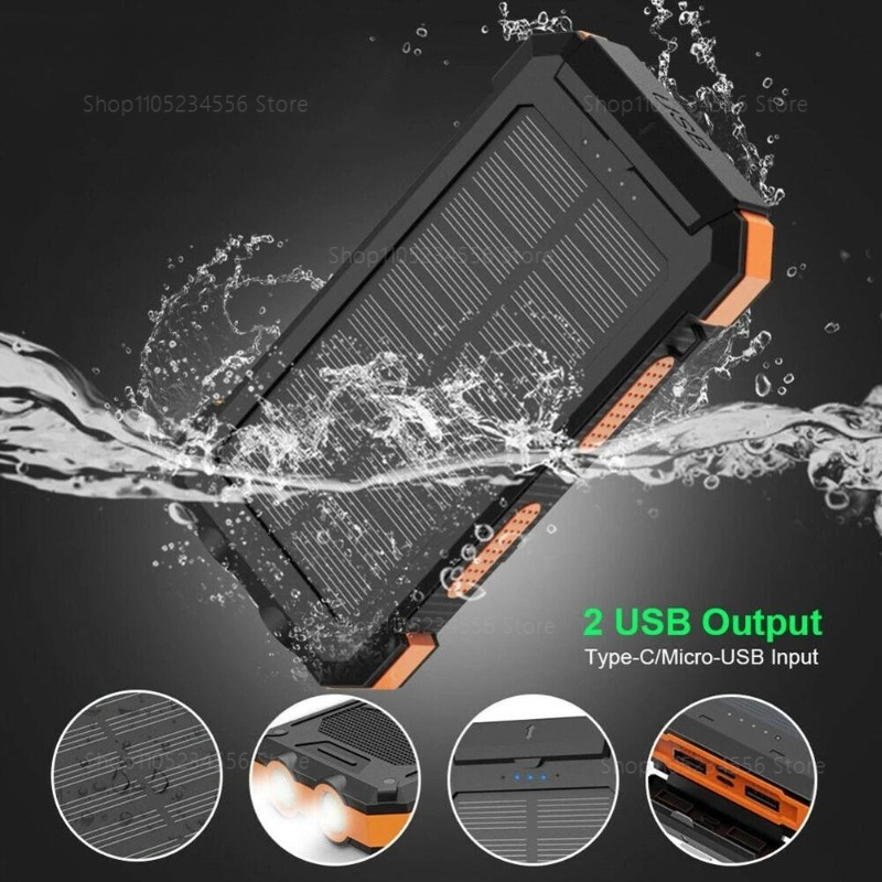 20000mAh Solar Power Bank, Wat - огляд і ціна Outdoor Power Number