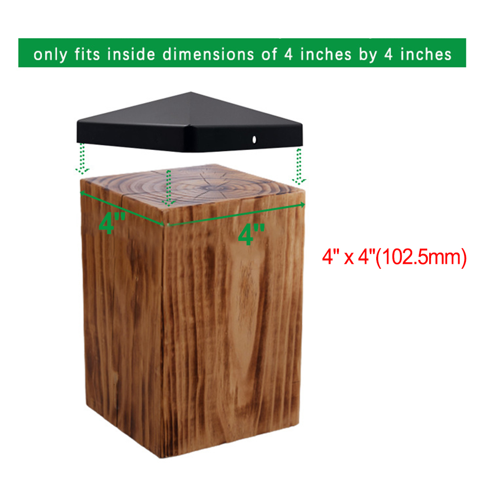 4 Inch Plastic Fence Post Cap  - огляд і ціна Outdoor Power Post